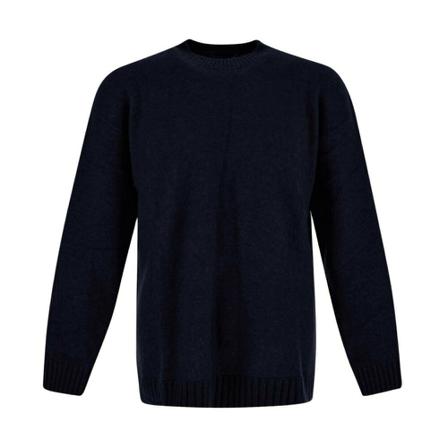 Laneus, Round-neck Knitwear Blauw, Heren, Maat:XL
