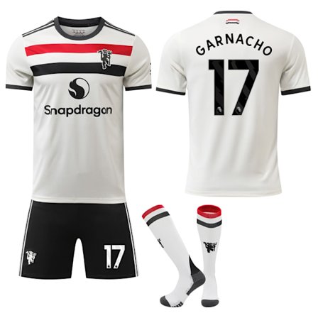 2024-2025 Manchester United Bortalag Barn Vuxen Fotbollströja Kit Med Strumpor