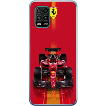 Yhteensopiva Puhelinkuori Xiaomi Xiaomi Mi 10 Lite 5G Ferrari Formula 1 -auto ikonisessa punaisessa muotoilussa urheilullisella tarkkuudella