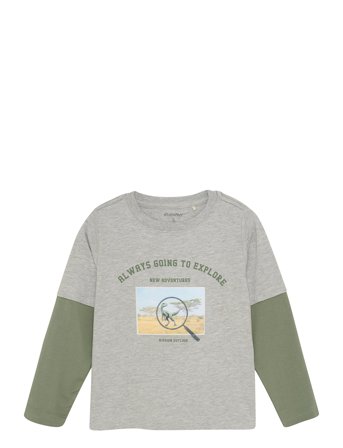 T-Shirt Ls Grey Minymo