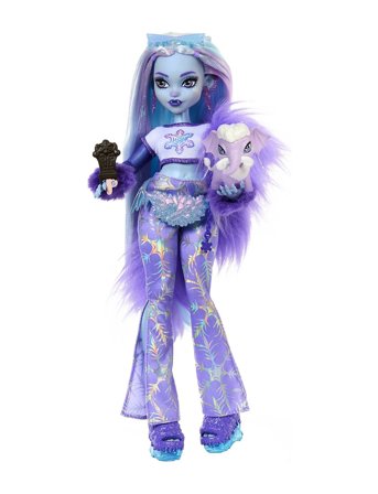 Doll, Abbey Bominable Yeti Fashion Doll With Accessories Patterned Monster High