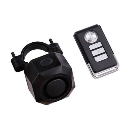 1 sett oppladbar sykkelalarm med trådløs fjernkontroll tyverisikring sirene bevegelsessensor 113 DB vanntett tilpasset sykkel motorsykkel sparkesykkel