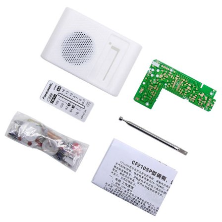 JC210SP AM FM Radio DIY-sett 76-108MHz Enkel Montering For Elektronikkentusiaster Med Høy Lyd Og Enkel Krets
