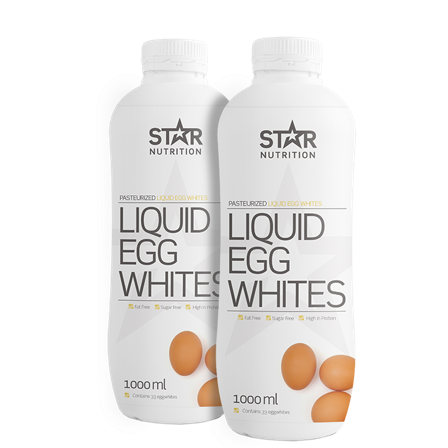 Star Nutrition 2 x Flytande äggvita, 1000 ml