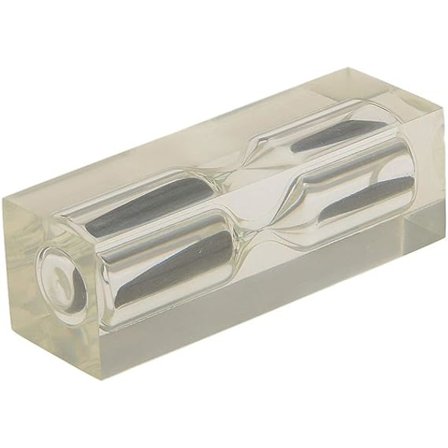 Akryl Klar 3 Minutters Sandur Timeglas Æg Sand Timer Ur Hjem Dekoration Gave (Farve: Sort)