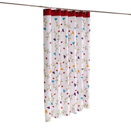 Dusjforheng i tykt, vanntett polyesterstoff, 150 bred * 180 høy CM