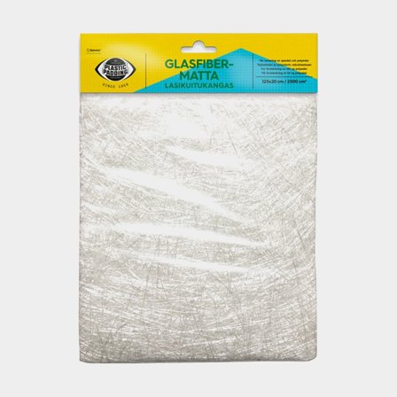 Estera de fibra de vidrio Plastic Padding, cortada, 0.25 m² (125 x 20 cm)