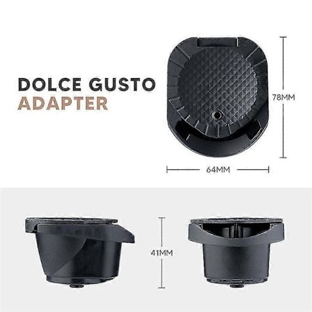 Kapsel Adapter til Nespresso Kapsler Konverter Dolce Gusto Crema Lav til Dolce Gusto Kaffe Maskine