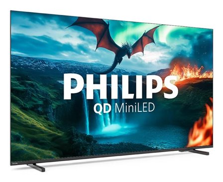 Philips 75" MLED810/12 QD Smart MiniLed TV (2025) 4K, UHD, MiniLed, Titan OS, HDR, Dolby Atmos