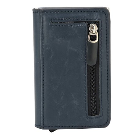 Luottokorttikotelo Lompakko Kannettava Varkaudenesto Käyntikorttikotelo Miehille ja Naisille Sininen x-60#