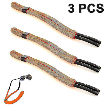 3 st Flytande Solglasögonband Paket Glasögon Flytande Glasögonhållare För Surfing Segelbåt Simning U