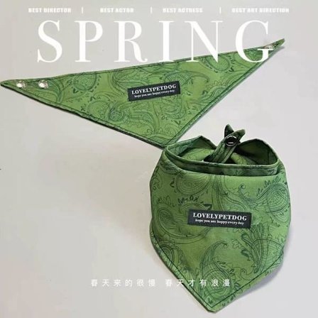 Kæledyr, katte, hunde, trekantede tørklæder, flotte tørklæder, Labrador-hagesmække til store hunde, halsomkreds på 32~35 cm.