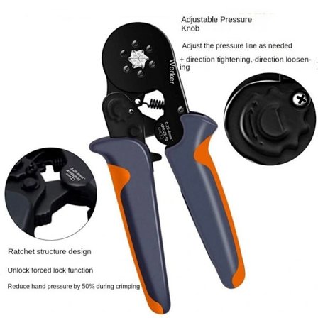 Trådremsa Crimper Tång HSC8 6-6A HSC8 6-6A HSC8 6-6A