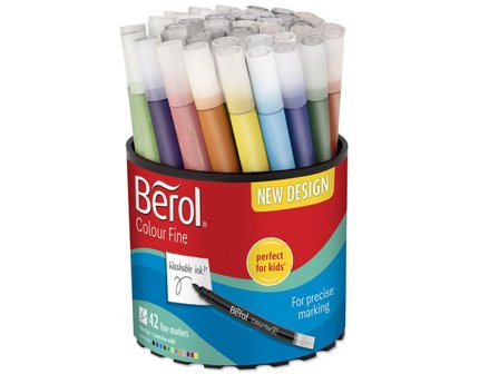 BEROL Fiberpenna Colorfine 42/fp - Lyreco - Skola och förskola - Pennor och tillbehör - Fiberpennor - Standard
