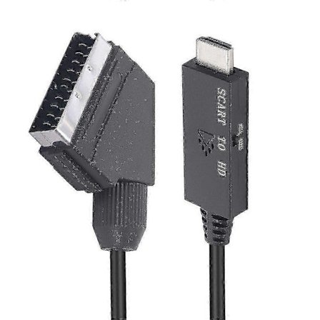 SCART till HDMI-omvandlare SCART till HDMI-adapter Video Ljudomvandlare Videokabel