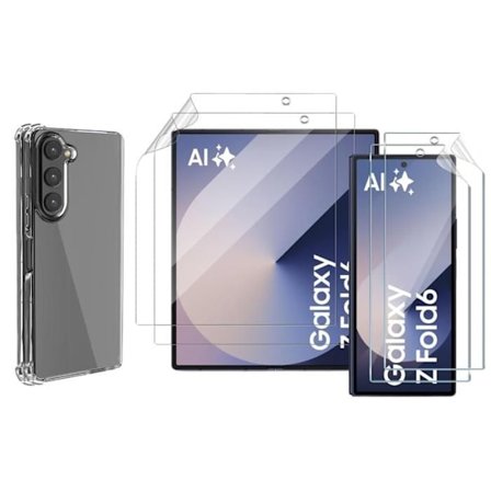 Fodral till Samsung Galaxy Z FOLD 6 och Phonillico plastskärmskydd