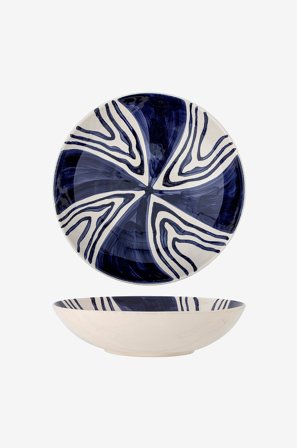 Bloomingville - Kulho Shama - Sininen - Tarjoilu- & salaattikulhot - - Homeroom