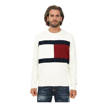 Tommy Hilfiger, Sweater Wit, Heren, Maat:L