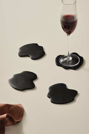 Jotex - Glassbrikker 4-pk Svart - MICAH - Kjøp Kjøkkentilbehør hos Jotex