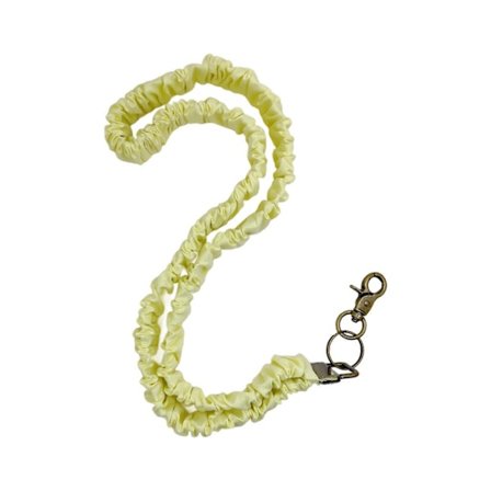 Elastisk plisseret telefon-lanyard med forstærket metalklips til organisering af elektroniske gadgets, flerfarvet (h})