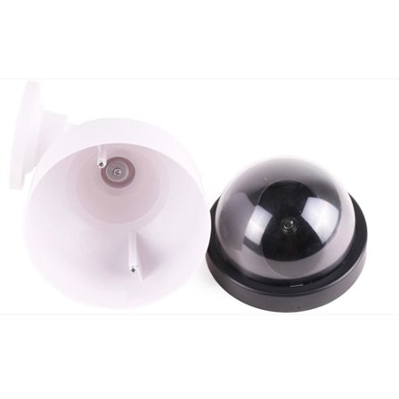 Falsk Säkerhetskamera med Knipperande LED - Effektivt Skydd för Hem och Företag