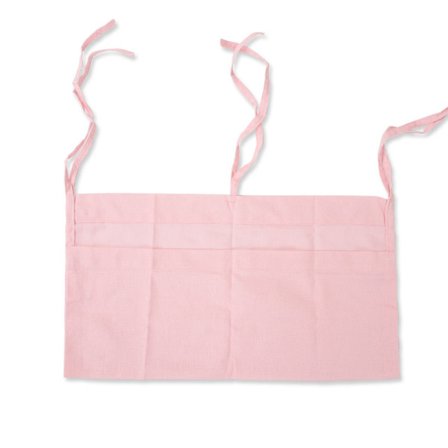 Ripustettava säilytyspussi (vaaleanpunainen), säilytyspussi pinnasänkyyn,