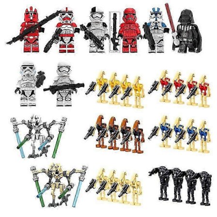 Star Wars Droidiarmeijan minihahmot B1 & Super Battle Droid