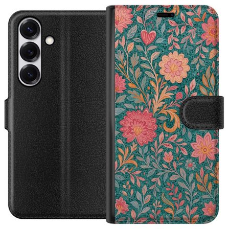 Kompatibelt Lommeboketui til Samsung Samsung Galaxy S25 Floral Dream