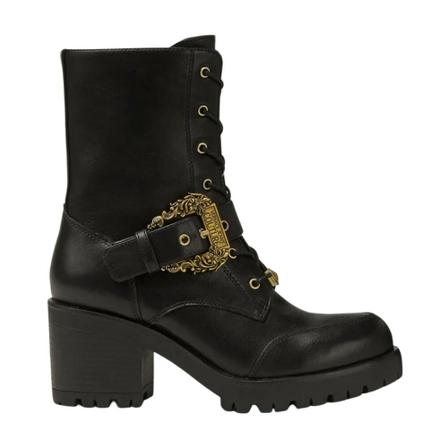 Versace Jeans Couture - Högklackat - Svart - Dam - Storlek: 40 Eu, Dam, Storlek: 40 EU