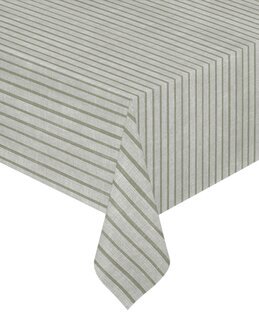 Voksduk Stripet metervare Grønn