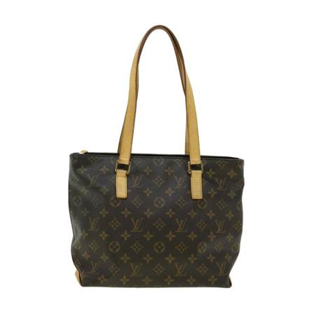 Louis Vuitton Vintage, Pre-owned Cabas Piano Monogram Tote Bag Bruin, Dames, Maat:ONE Size,leer