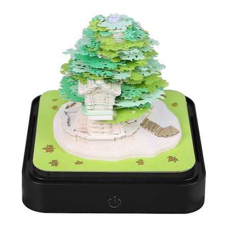 3D Sakura -puukalenteri 2026 Paperiveistos Taidekalenteri Muistilehtiöt, Repäistävä Pöytäkalenteri Muistilaput Kouluun Kotiin Toimistoon