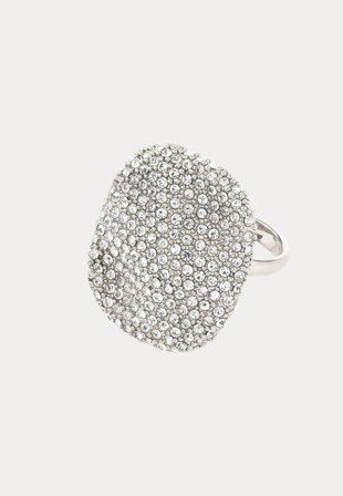 Pilgrim-Ember Ring Silver-plated-Onesize