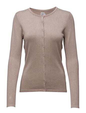 A8661, Milasz R-Neck Cardigan Strikkegenser Cardigan Rosa Saint Tropez