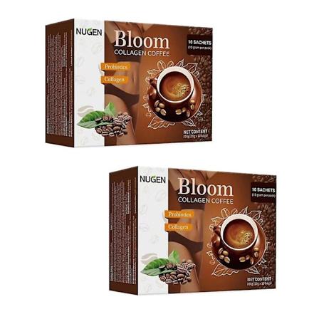 1/2/3x Bloom Kaffe Kollagen, Nugen Bloom Kollagen Kaffe, Nugen Kollagen Kaffe, Ren Organisk Kaffe Kollagen 2pcs