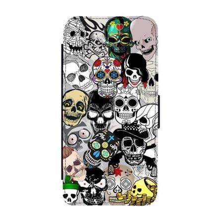 Döskallar Iphone 14 Plus Plånboksfodral Multifärg