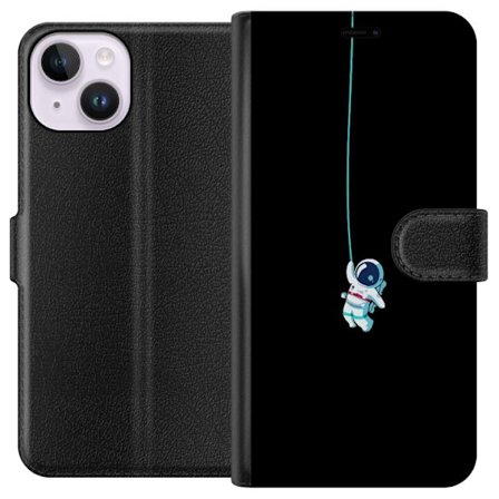 Kompatibel Tegnebogsetui til Apple Apple iPhone 15 Astronaut