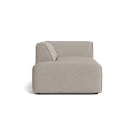 Trendy Porto Chaiselong Venstrevendt Sneak Grå/Beige 101x164x70cm - Perfekt til Afslapning & Loungestemning - Modulopbygget Sofa med Optimal Komfort