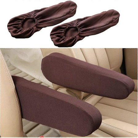 2 stk Bil Forsete Armlene Trekk, Stoff Armlene Beskyttere Erstatning Forsete Armlene Trekk, Universelt Biltilbehør_Spesielle gaver