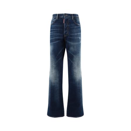Dsquared2, Flared Jeans Blauw, Dames, Maat:S