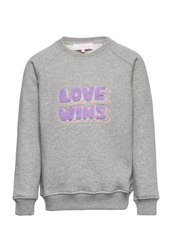 Mini Love Wins Sweatshirt Grey By Malina