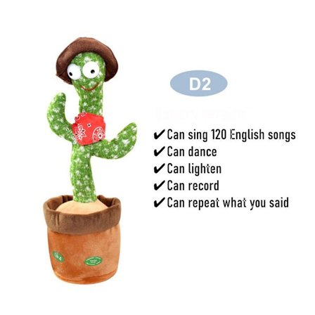Dancing Cactus Toy Songs plysjleketøy 3 3
