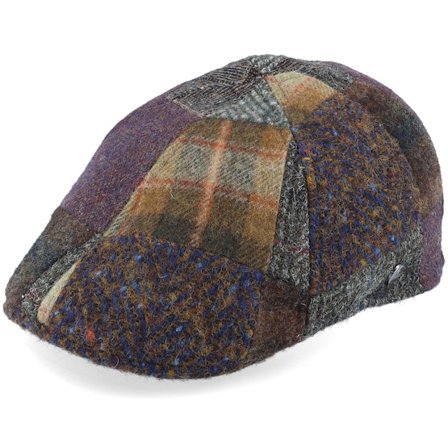 Lierys - Multi flatcap Czapka Z Daszkiem - Duck Cap Patchwork Flatcap @ Hatstore