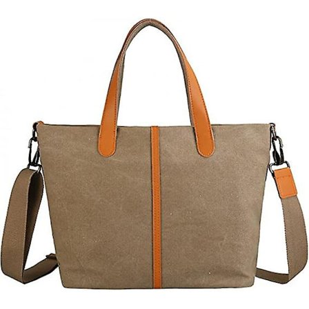 Canvas Crossbody Tasker til Kvinder Vintage Nylon Canvas Skuldertasker Mode Dame Skuldertasker Tote