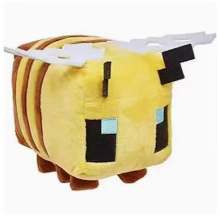 Minecraft-pehmolelut, peliin liittyvät nuket, sopivat pojille, tytöille ja peliharrastajille. Pieni mehiläinen 15 cm