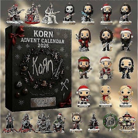 Joulukalenteri 2025, täysi akryylikoriste