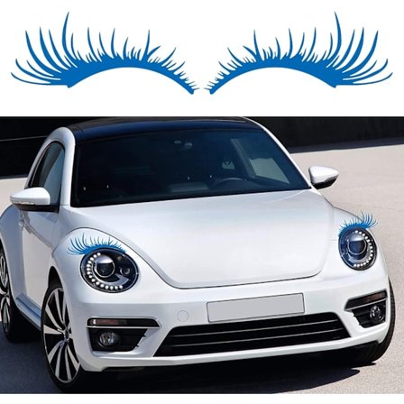2 Par Eyelashes Bilstrålkastardekaler