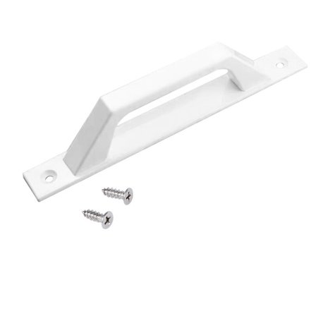 (Hvit) Aluminium dørhåndtak høyre | Håndtak for skyvedører eller svingdører