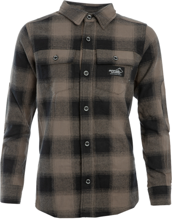 Arrak Outdoor Arrak W's Flannel Shirt Brown