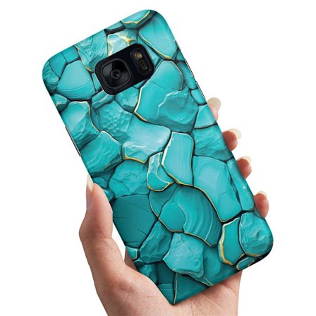 Deksel / Mobildeksel til Samsung Galaxy S7 Edge - Stones
